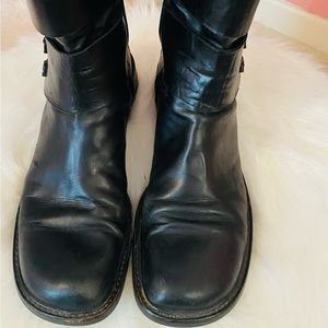 Donald J. Pliner Black Combat Boot Women’s size 11m